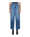 Reformation Tazz Denim Maxi Skirt In Blue
