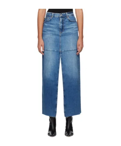 Reformation Tazz Denim Maxi Skirt