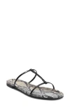Reformation Teagan Sandal In Black