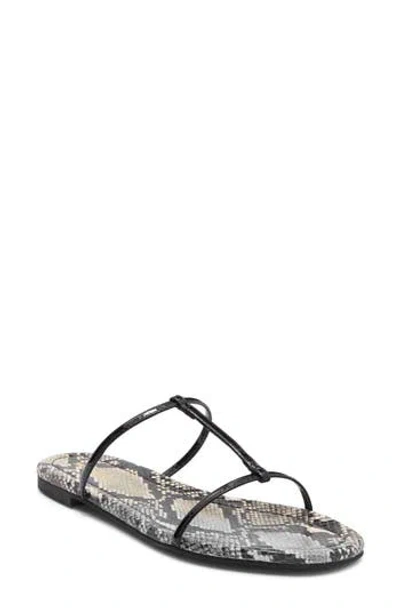 Reformation Teagan Sandal In Black