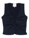 Reformation Tefi Vest Top In Blue