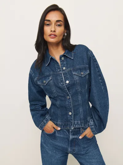 Reformation Teresa Denim Jacket In Lanier