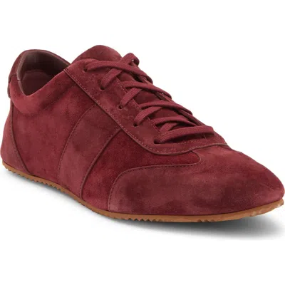 Reformation Terra Ballet Sneaker In Burgundy