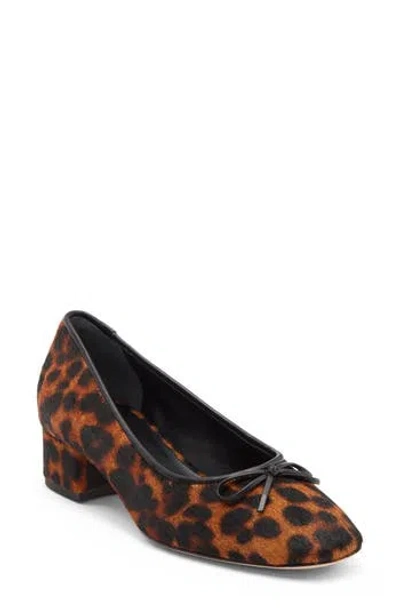 Reformation Terry Ballet Pump In Animal Print