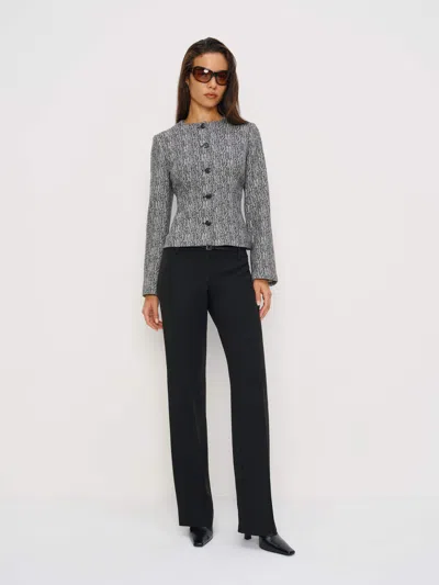 Reformation Tessa Jacket In Gray
