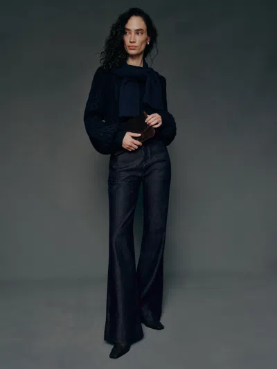 Reformation The Wisteria High Rise Trouser Jeans In Newton