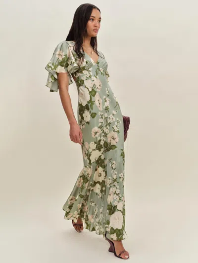 Reformation Thea Silk Dress