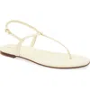 Reformation Thea T-strap Sandal In White