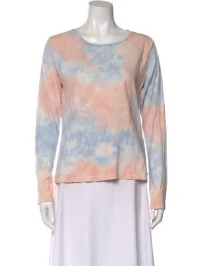 Pre-owned Reformation Tie-dye Print Crew Neck T-shirt