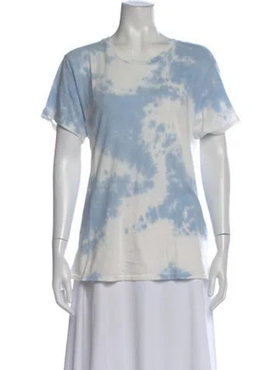 Pre-owned Reformation Tie-dye Print Crew Neck T-shirt In Multi