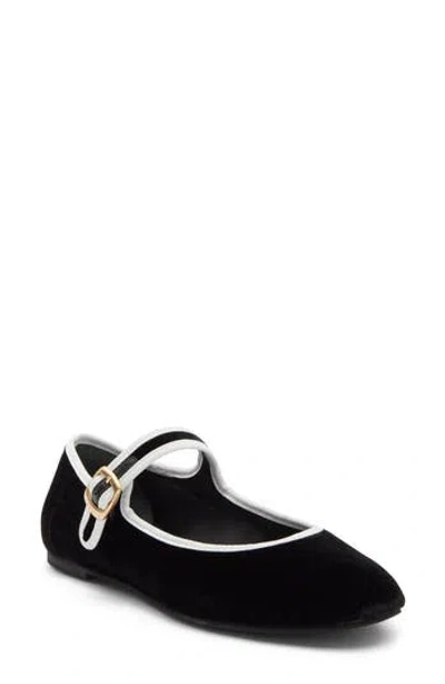 Reformation Tilly Mary Jane Ballet Flat In Black