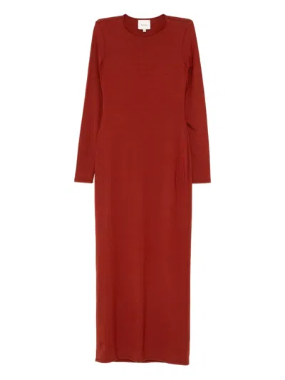 Reformation Tommie Dress In Red