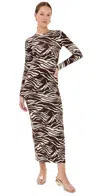 Reformation Tommie Knit Dress Stampede In Stampede