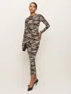 Reformation Tommie Knit Dress Stampede In Stampede
