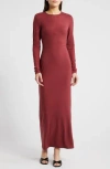 Reformation Tommie Knit Maxi Dress In Chianti