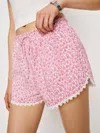 Reformation Toria Short In Pink