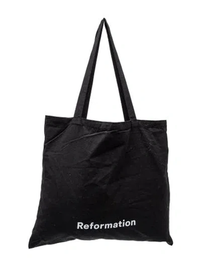 Pre-owned Reformation Tote In Black