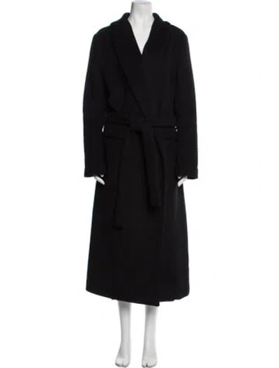 Pre-owned Reformation Trench Coat In Black