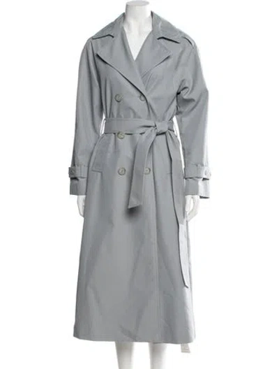 Pre-owned Reformation Trench Coat In Grey