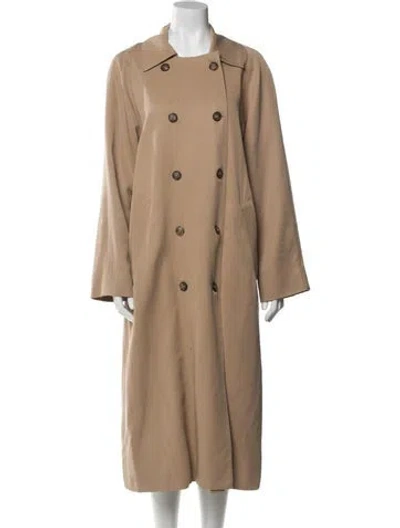 Pre-owned Reformation Trench Coat In Neutral