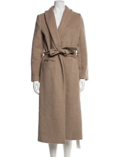 Pre-owned Reformation Trench Coat In Neutral