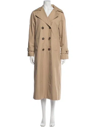 Pre-owned Reformation Trench Coat In Neutrals