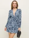Reformation Tris Dress In Bliss