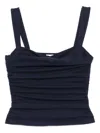 Reformation Trish Knit Top In Blue