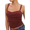 Reformation Trish Knit Top Chianti In Brown