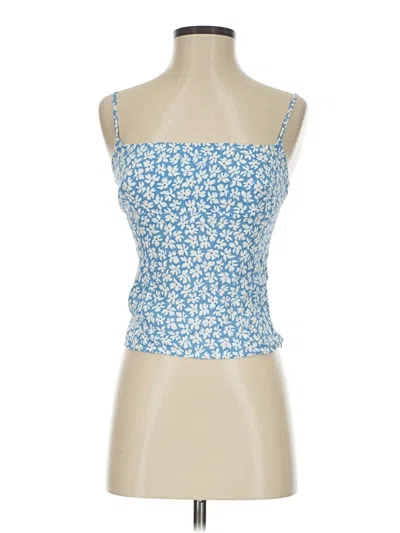 Reformation Tube Top Blue Strapless Neckline Tops