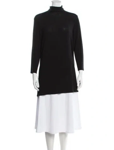Pre-owned Reformation Turtleneck Sweater In Black