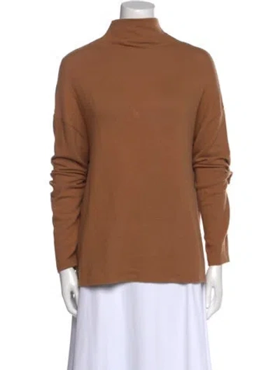 Pre-owned Reformation Turtleneck Sweater In Brown