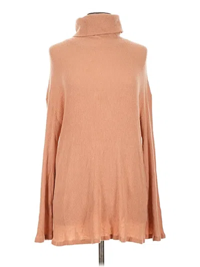 Pre-owned Reformation Turtleneck Sweater In Brown