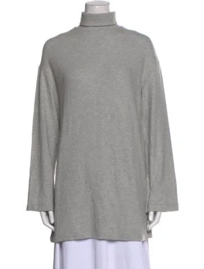 Pre-owned Reformation Turtleneck Sweater In Gray