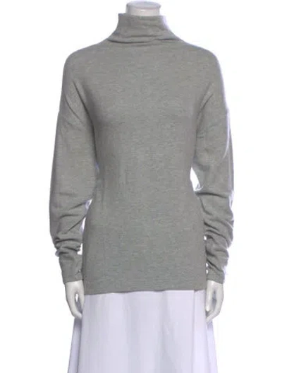 Pre-owned Reformation Turtleneck Sweater In Gray
