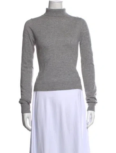 Pre-owned Reformation Turtleneck Sweater In Grey