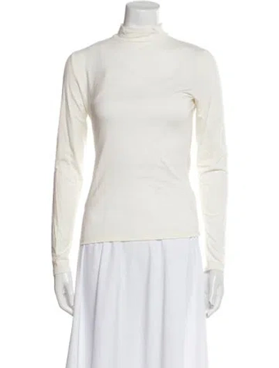 Pre-owned Reformation Turtleneck Sweater In Neutral