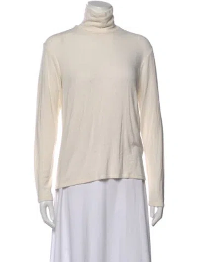 Pre-owned Reformation Turtleneck Sweater In Neutral