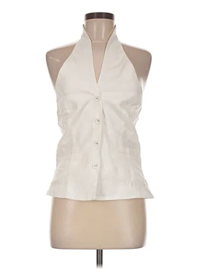 Pre-owned Reformation Tuxedo Vest In Ivory