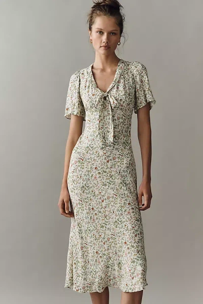 Reformation Tyra Midi Dress In Green