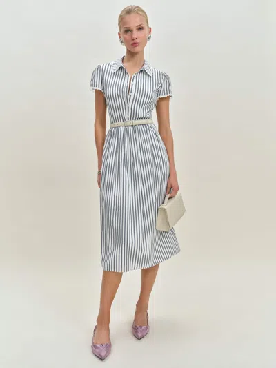 Reformation Ula Dress In Bleu
