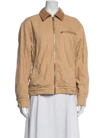 Pre-owned Reformation Utility Jacket In Neutrals