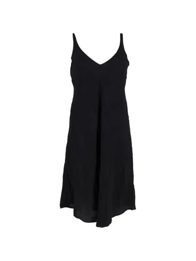 Pre-owned Reformation V-neck Sleeveless Dress In Black