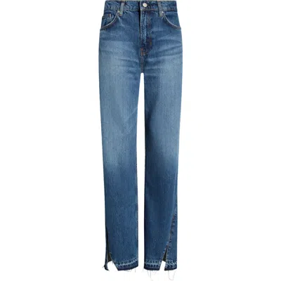 REFORMATION REFORMATION VAL '90S HIGH WAIST VENTED RELEASE HEM STRAIGHT LEG JEANS