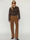 Reformation Val 90s Mid Rise Straight Jeans In Gold