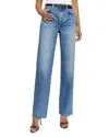 Reformation Val 90s Mid Rise Straight Jeans In Colorado In Blue