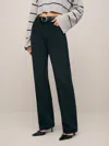 Reformation Val 90s Mid Rise Straight Jeans In Vana