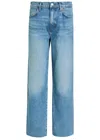Reformation Val 90s Straight-leg Jeans In Blue