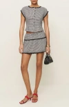 Reformation Valetta Two-piece Dress In Remy Check