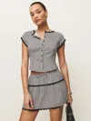 Reformation Valetta Two Piece In Remy Check